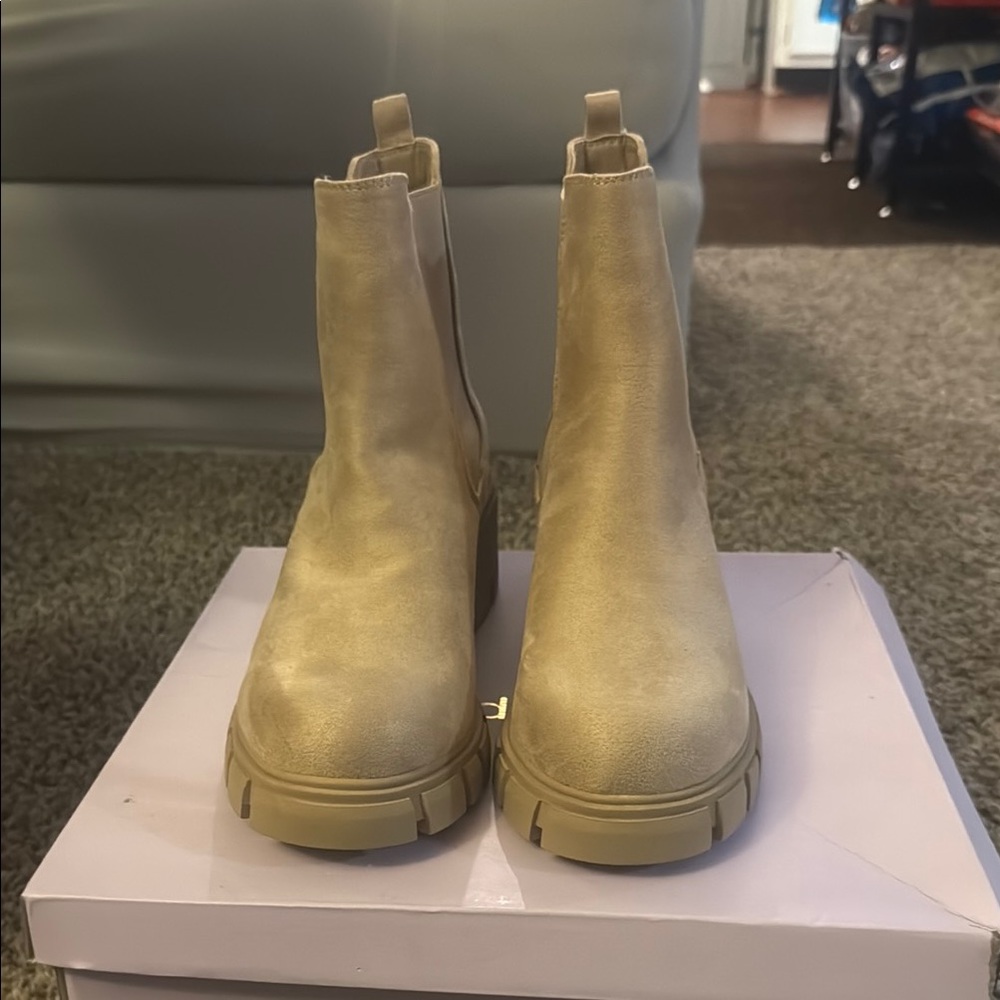 Madden Girl Sand Tessa Boots